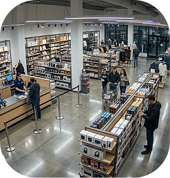 Retail and showrooms