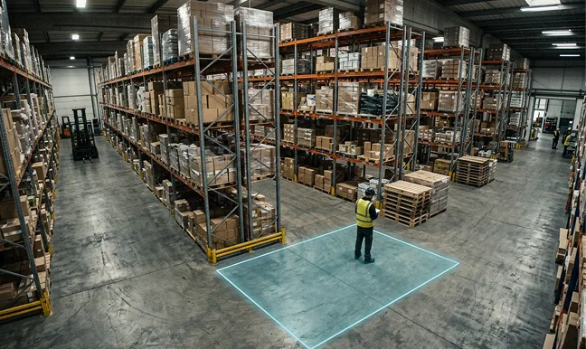 Smart zone monitoring in a warehouse