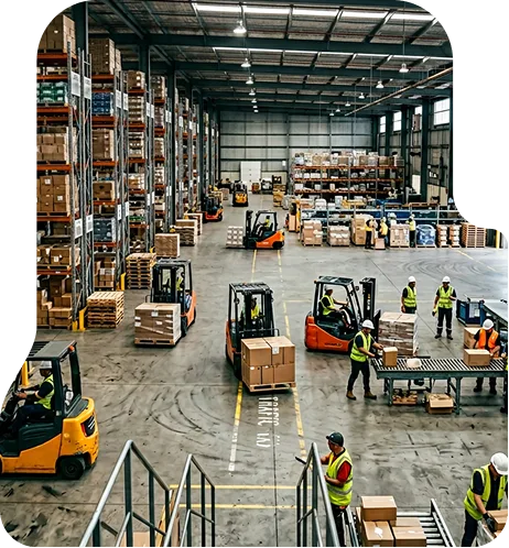 Warehouse logistics environment